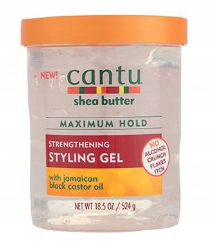 Cantu for Natural Hair Maximum Hold Strengthening Styling Gel