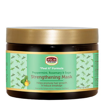 African Pride "Feel It" Formula Peppermint & Rosemary Strengthening Mask