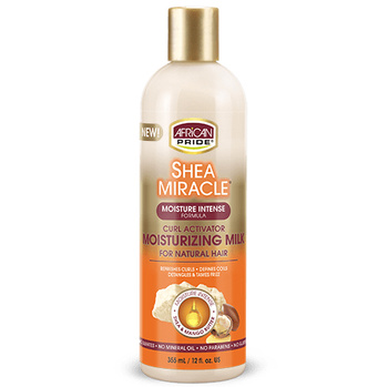 African Pride Shea Miracle Curl Activator Moisturizing Milk for Natural Hair