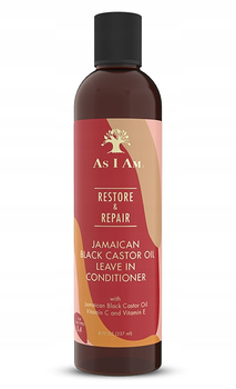 As I Am Restore & Repair Jamaican Black Castor Oil Leave In Conditioner