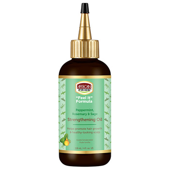 African Pride "Feel It" Formula Peppermint & Rosemary Strengthening Oil