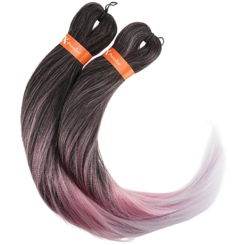 X-Pression Braid Pre-Stretched OM/Rose Lilac