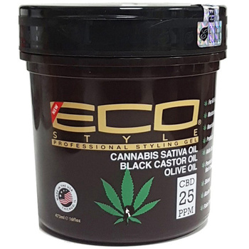 Ecoco Eco Style Professional Styling Gel Cannabis Sativa Oil Black Castor Oil Olive Oil