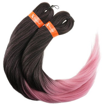 X-Pression Ultra Braid Pre-Stretched  T1B/Vintage Rose