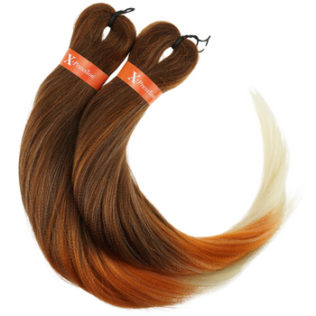 X-Pression Ultra Braid Pre-Stretched OM/Cinnamon Cream