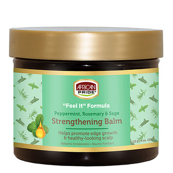 African Pride "Feel It" Formula Peppermint & Rosemary Strengthening Balm