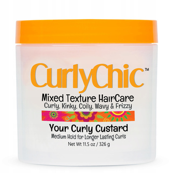 Curly Chic Your Curly Custard Medium Hold for Longer Lasting Curls