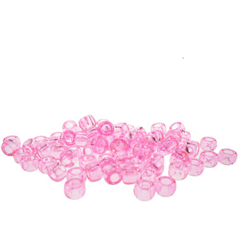 Hair Beads #Transparent Pink