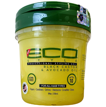 Ecoco Eco Style Professional Styling Gel Black Castor & Avocado Oil